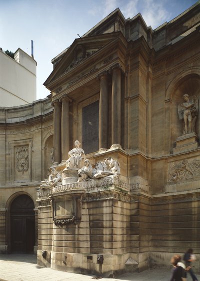 Fountain of Four Seasons, central part showing figures of the city of Paris, the Seine and the Marne, Rue de Grenelle, Paris by Unbekannt Unbekannt